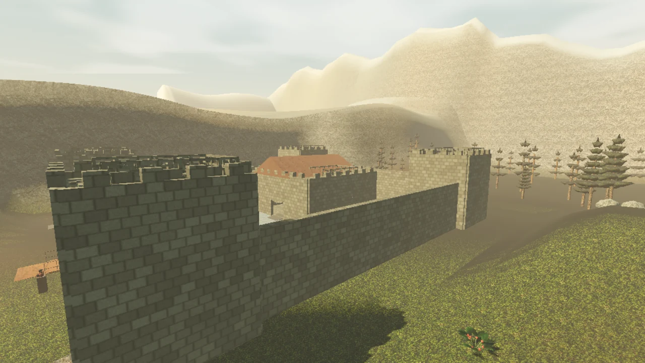 A medieval fortress in Rifts of Time